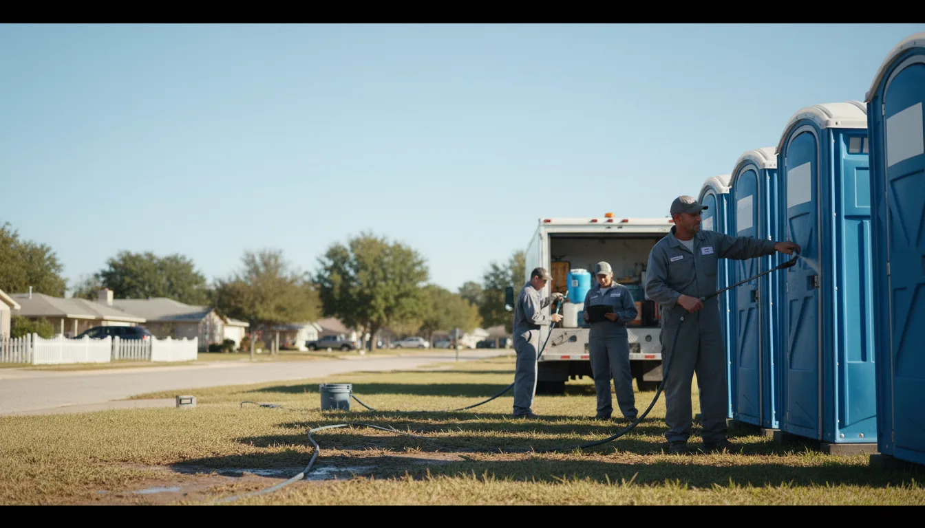 Long-Term Portable Toilet Rental in Conway Springs, KS near me